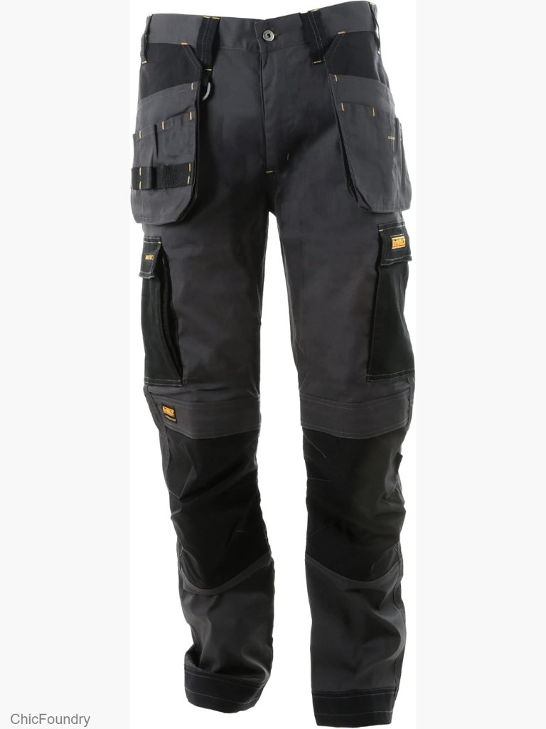 Men's Slim Fit Stretch Work Pants Utility Cargo Pants 11 Pockets
